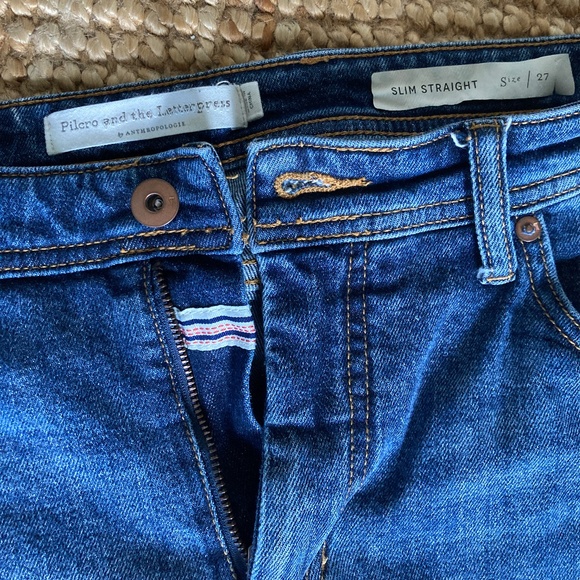 Pilcro Slim Straight jeans, embellished, 27 - Picture 3 of 9
